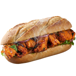 Sandwich poulet rouge