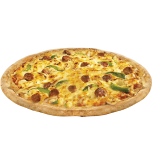 Pizza à la merguez