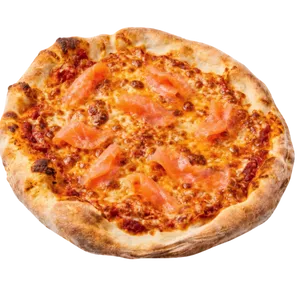 Pizza au saumon fumé
