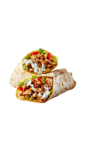 Shawarma Poulet avec Hummus
