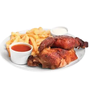 Quart de poulet rôti