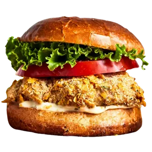 Burger poulet croustillant