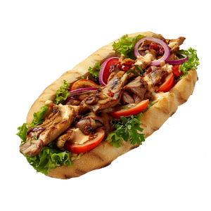 Sandwich brochette de viande extra