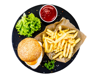 Menu Solo Egg Burger