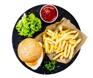 Menu Solo Egg Burger