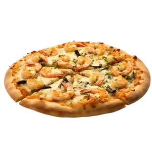 Pizza aux crevettes