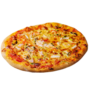 Pizza aux crevettes