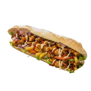 Sandwich brochette de poulet extra