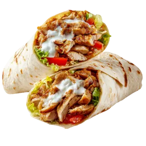 Wrap shawarma poulet