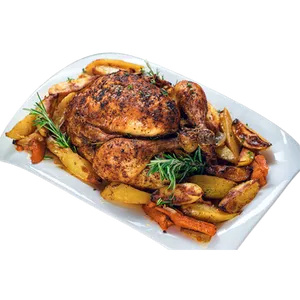 Poulet rôti entier