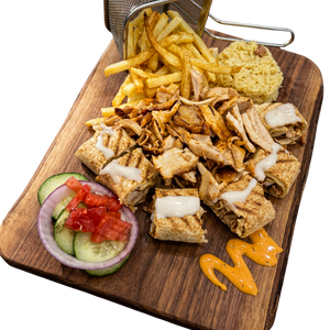 Assiette shawarma arabi