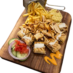 Plat Chawarma Arabi