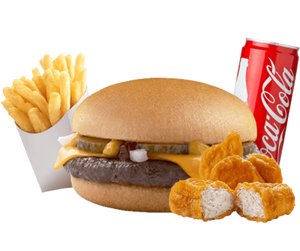 Menu Solo Cheese Burger