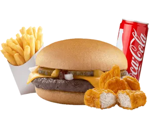 Menu Solo Cheese Burger