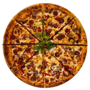 Pizza à la merguez