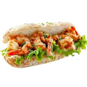 Baguette farcie aux fruits de mer