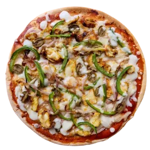 Pizza shawarma poulet