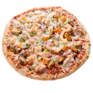 Pizza aux fruits de mer