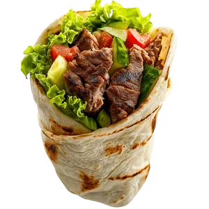 Wrap shawarma viande