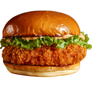 Burger poulet croustillant